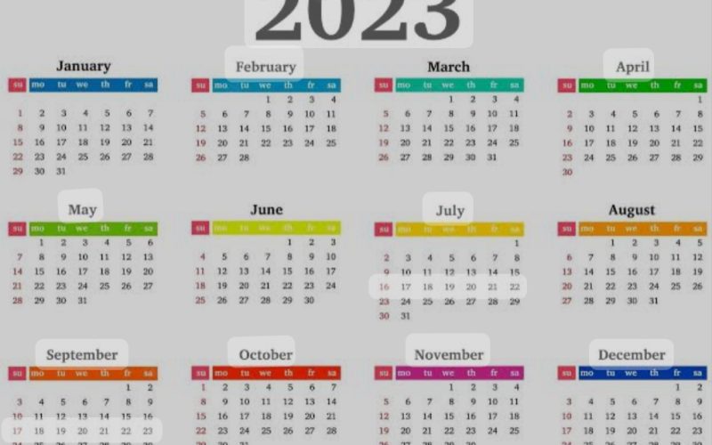 “علشان ترتب وقت الخروجة”..مواعيد العطلات الرسمية المتبقية في عام 2023