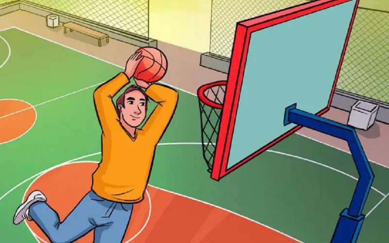 الحل خلال 9 ثواني.. ما هو الخطأ الغريب الموجود في صورة لاعب السلة؟
