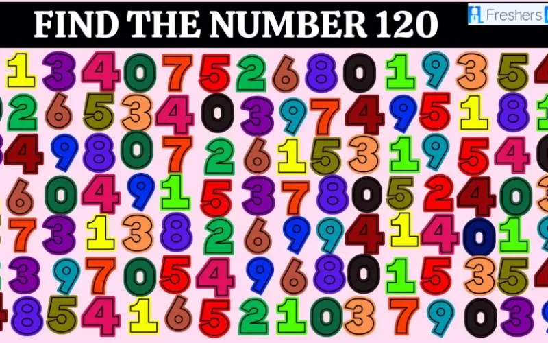«لغز صعب جدًا».. هل يمكنك العثور على رقم 120 خلال 10 ثوانٍ؟ 